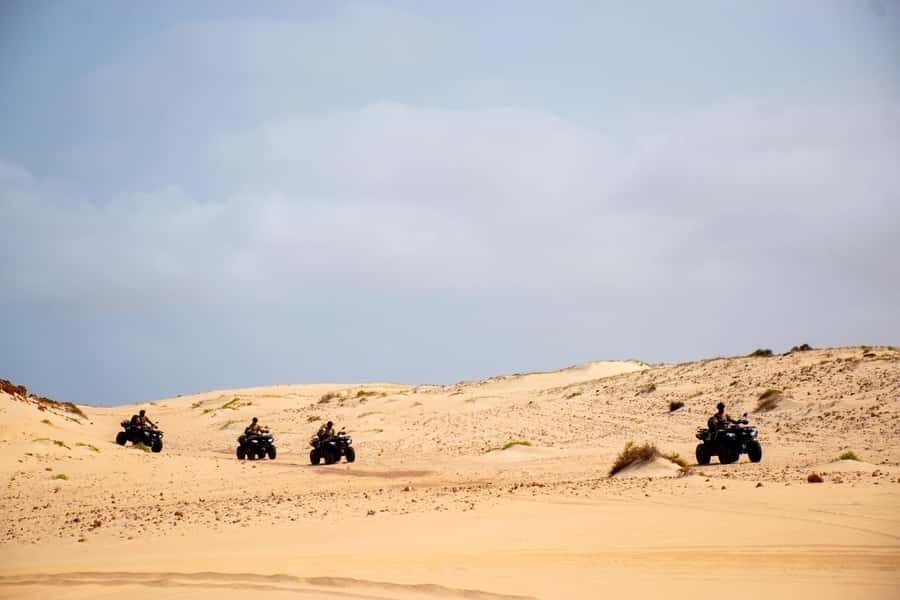 Boa Vista Quad Tour: Santa Monica & South Desert (4-Hour) - Praia de Varandinha: cliffs, caves, and a slower kind of stop