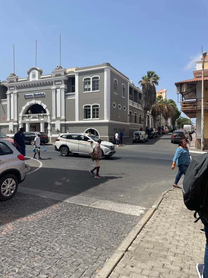 City Walking Tour of Mindelo: Cultural Capital - Rua Unidade Africana and Praça Amílcar Cabral: civic stops with purpose