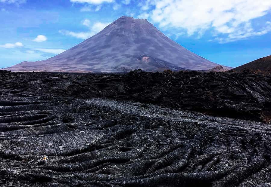 From Praia: Full-Day Guided Fogo Island Tour - São Filipe and Salinas: color, coastline, and quick geology lessons