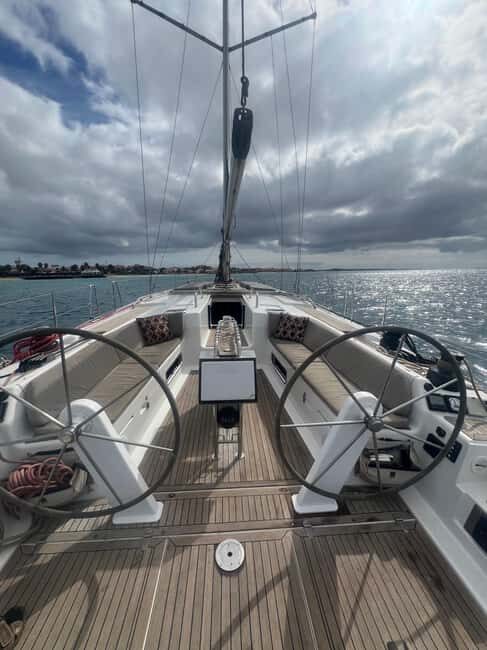 Full day sailing boat in Sal, Cape Verde:taste the Atlantic! - From Santa Maria Bay to Mount Lion: the coast in motion