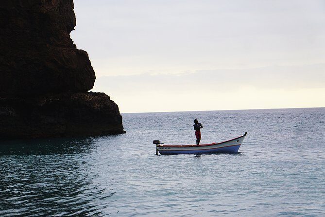 Ribeira da Barca: Boat Trip to the Cave, Snorkeling and BBQ on the beach - The Seafood BBQ on Black Sand: Lunch That Actually Feels Like an Event