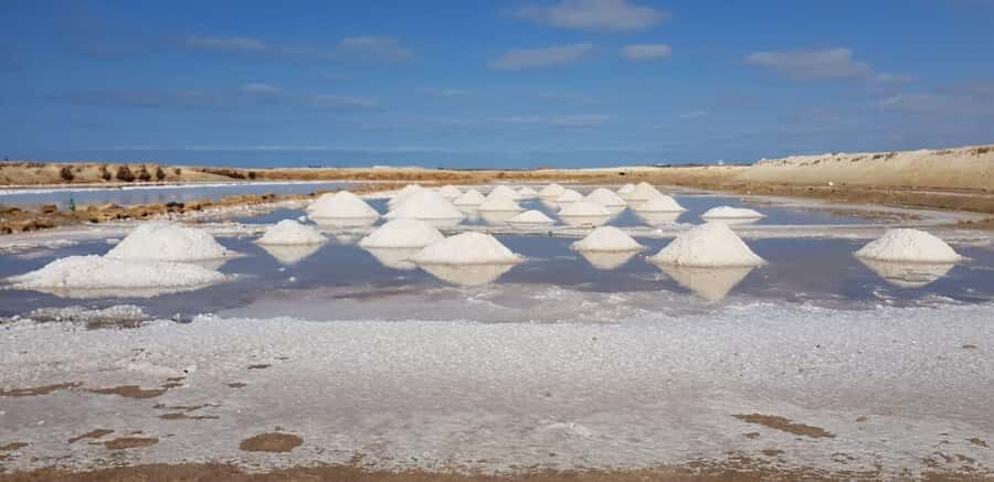 Sal: Private Tour Secrets of a native guide All-inclusive - Salinas de Pedra Lume: float in an extinct volcano salt world