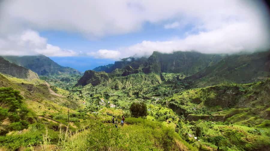 Santo Antão: Full Day Island Tour & Visit to Cova de Paúl - Entering Cova de Paúl’s crater bowl: where the island goes wild and green