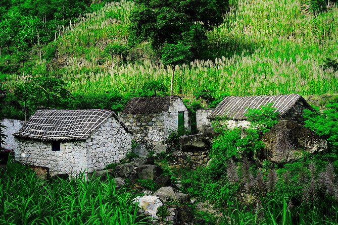 Santo Antão: Full-day Island Tour & Visit to Cova de Paúl Volcano Crater - Ponta de Sol and Fontainhas: coastal boats and cliffside cobbles