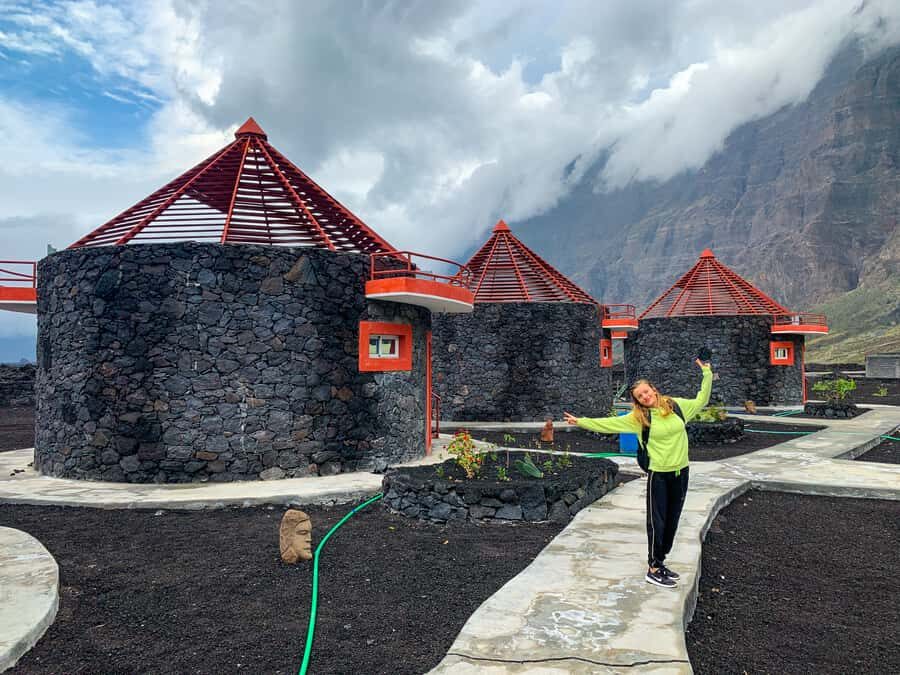 São Filipe: Fogo Volcano with Wine and Cheese Tasting - Lava houses from 2014: adaptation you can see