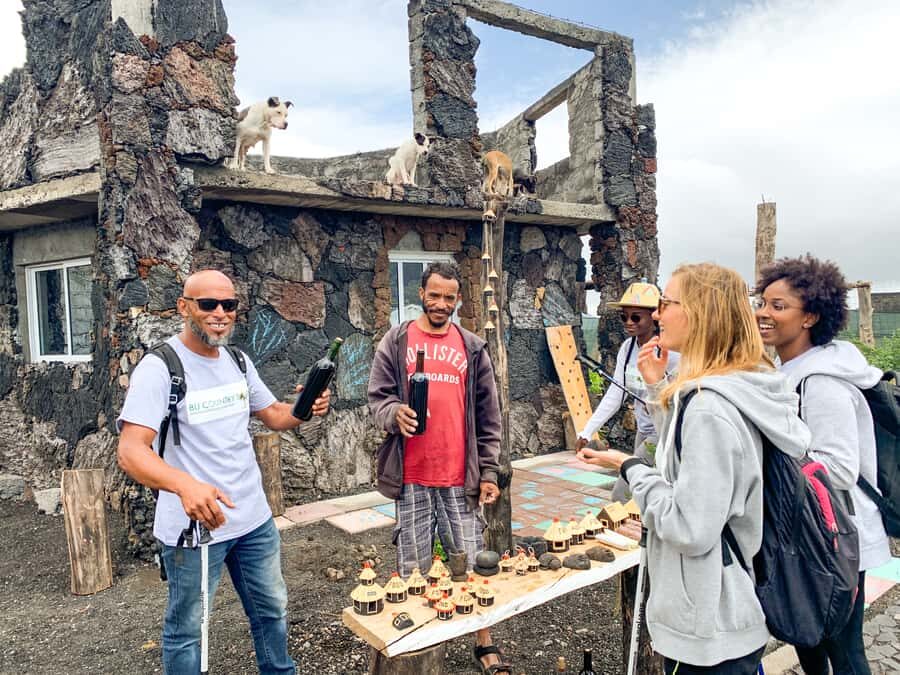 São Filipe: Fogo Volcano with Wine and Cheese Tasting - Lunch inside the volcanic setting: plan for extra costs