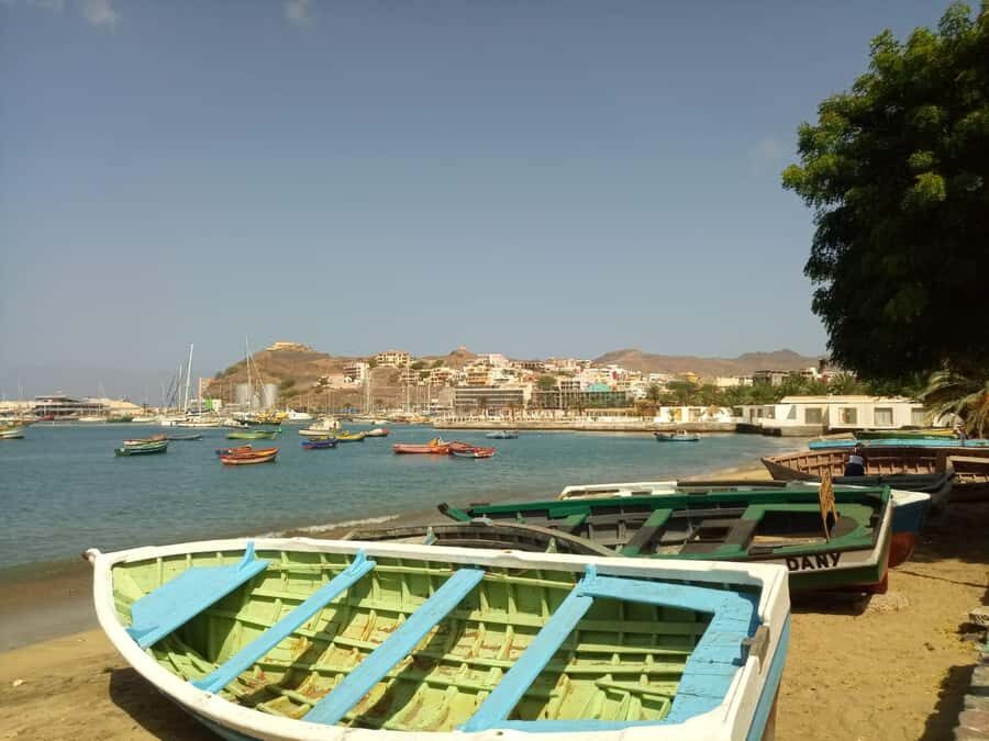 São Vicente Full Day - Mindelo morning: Praça Nova, Marina views, and colonial landmarks