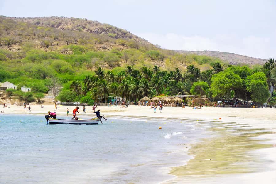Tarrafal Bay Boat Trip and Beach Day - Tarrafal Beach time: swim, snorkel, and watch the day fade