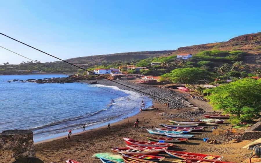 The origen of Capeverdean People - Hotel pickup and the easy ride to Cidade Velha